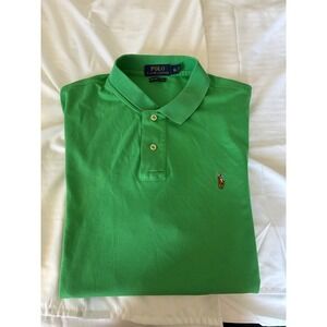 Polo Ralph Lauren Pima Soft Touch Green Polo Shirt‎ Mens XL